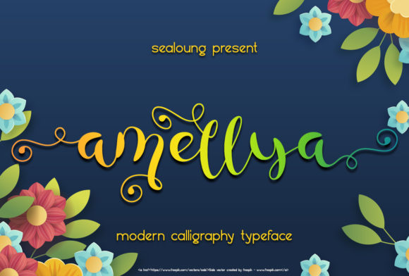 Amellya: A Delicate Script Font for Web Design