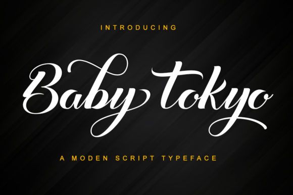 Baby Tokyo: A Script Font That Elevates Digital Branding
