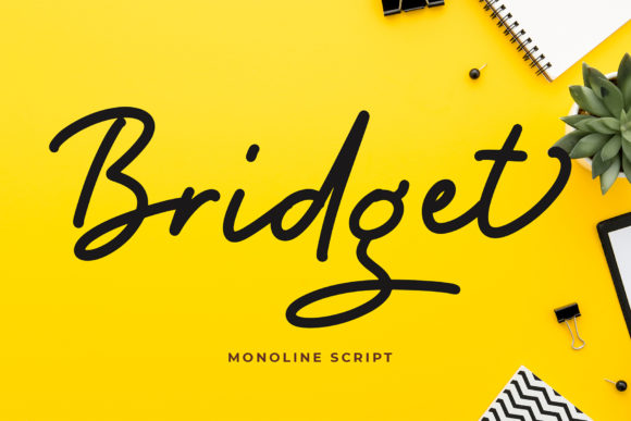 Bridget: A Script Font with a Warm, Readable Presence