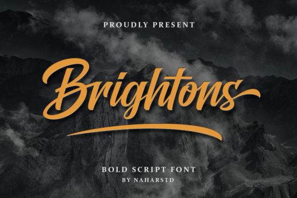 Brightons: A Script Font That Elevates Editorial Design