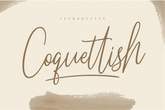 Coquettish: A Font for Elegant Expression