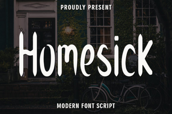Homesick: A Handwritten Font for Web Design
