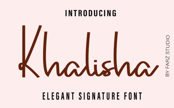 Khalisha: A Handwritten Font That Elevates Your Web Design