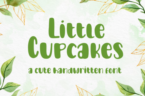 Little Cupcakes: A Handwritten Font for Digital Design