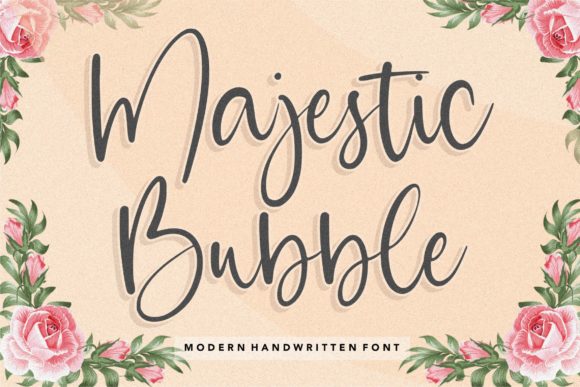Majestic Bubble: A Timeless Script Font for Editorial Design