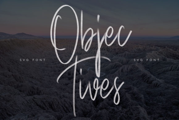 Objectives: A Handwritten Font for Editorial Design