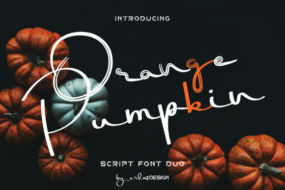 Orange Pumpkin: A Handwritten Font That Breathes Life Into Your Creations