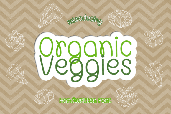 Organic Veggies: A Font That Brings Joy to Every Project