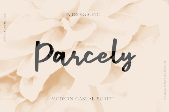 Parcely: A Handwritten Font with Warmth and Versatility
