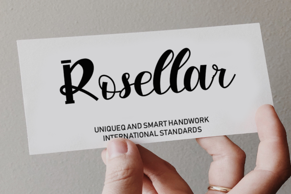 Rosellar: A Handwritten Font That Brings Creativity to Life
