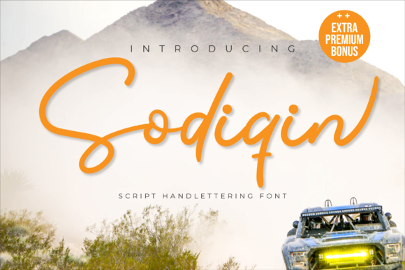 Sodiqin: A Handwritten Font That Elevates Digital Design