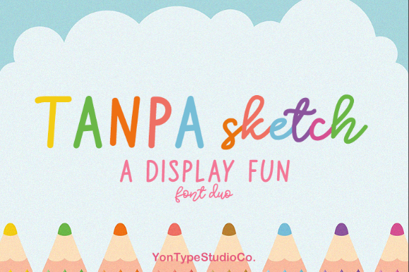 Tanpa Sketch: A Versatile Script Font for Campaign Design