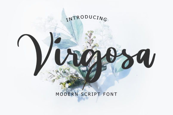Virgosa: A Timeless Script Font for Editorial Design