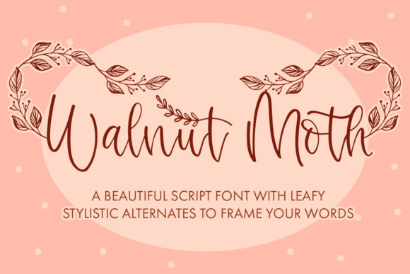 Walnut Moth: A Script Font That Adds Elegance to Every Design